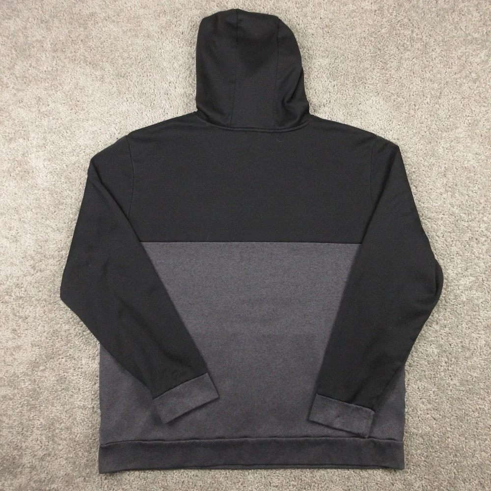 The North Face Sweater Mens 2XL Black Gray Hiking Pullover Hoodie Sweatshirt